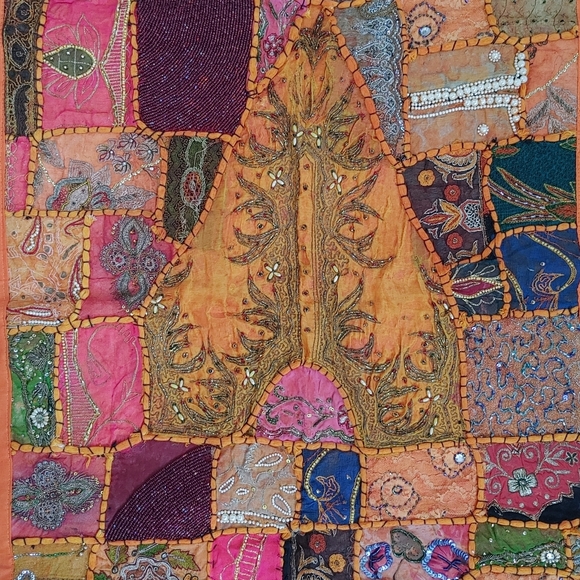 Colorful Wall Decor Hand Beaded Tapestry - Picture 2 of 14